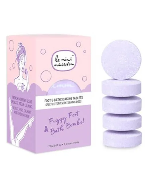 Le Mini Macaron Fizzy Foot Bath Bombs (U)