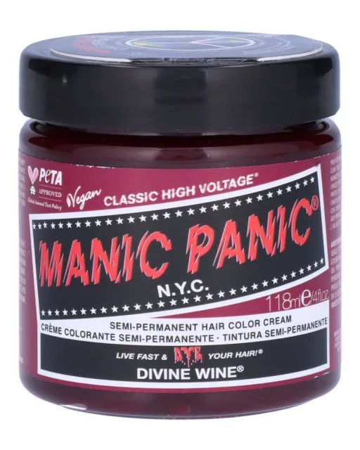 Manic Panic Semi-Permanent Color Cream Divine Wine