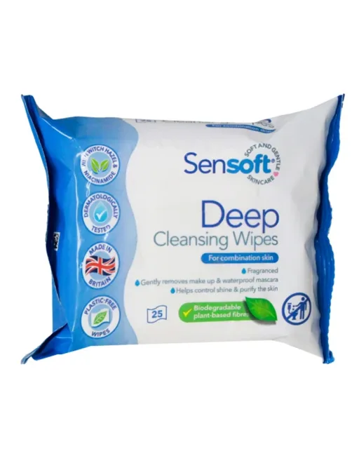 Sensoft Deep Cleansing Skincare Wipes