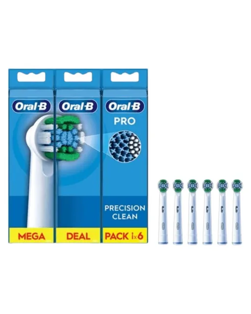 Oral B Precision Clean Replacement Brush Heads