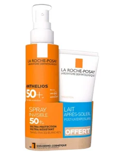 La Roche-Posay Anthelios Spray Invisible SPF50+ + After-Sun Milk 275 ml 2 stk.