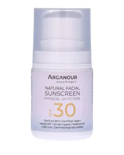 Arganour Natural & Organic Facial Sunscreen SPF 30