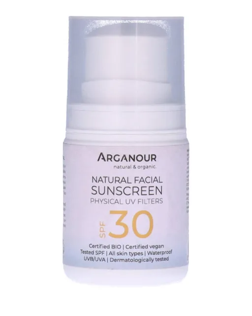 Arganour Natural & Organic Facial Sunscreen SPF 30