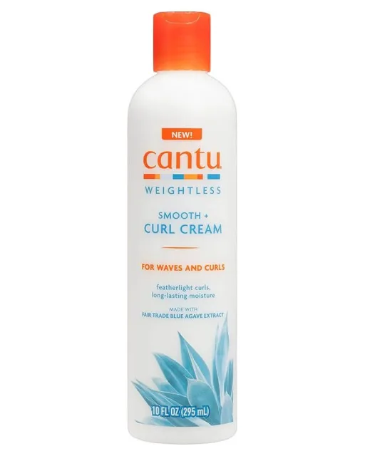 Cantu Weightless Smooth + Curl Cream (For Waves and Curls)
