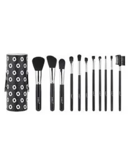 Sibel Black Swan Make-up Brushes Med Etui Ref. P003067