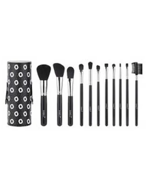 Sibel Black Swan Make-up Brushes Med Etui Ref. P003067