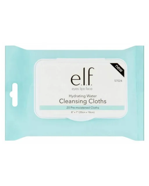 e.l.f. Hydrating Water Cleansing Cloths (B57024-2) (U)