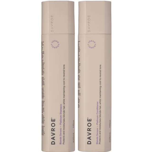 Davroe Blonde Senses Platinum Shampoo & Conditioner 325 ml