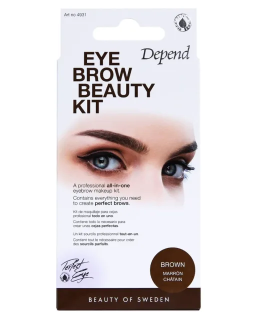 Depend Eye Brow Beauty Kit - Brown Art.