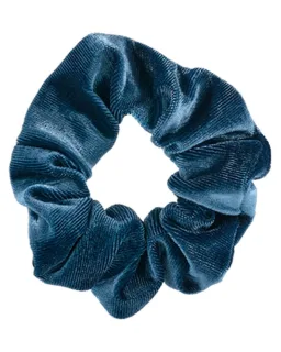 Yuaia Haircare Velour Scrunchies Blue