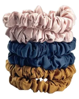 Yuaia Haircare 6-pak Soft Satin Scrunchies Small Inka 6 stk.