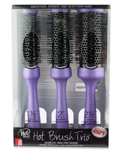 Wet Brush Hot Brush Trio Kit Purple (U)