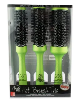 Wet Brush Hot Brush Trio Kit Green (U)