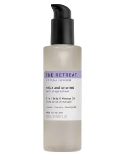 The Retreat Relax & Unwind 2‑in‑1 Body & Massage Oil