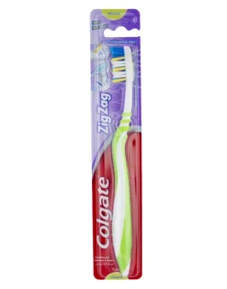 Colgate Zigzag Tandbørste - Medium - Grøn