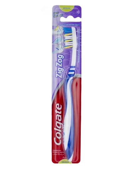 Colgate Zigzag Tandbørste - Medium - Blå