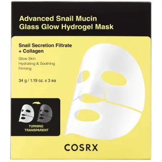 Cosrx Advanced Snail Mucin Glass Glow Hydrogel Mask