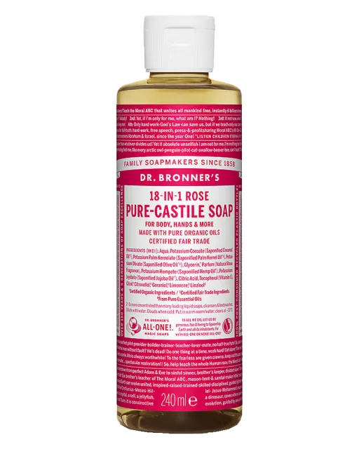 Dr. Bronner's Pure-Castile Soap Rose