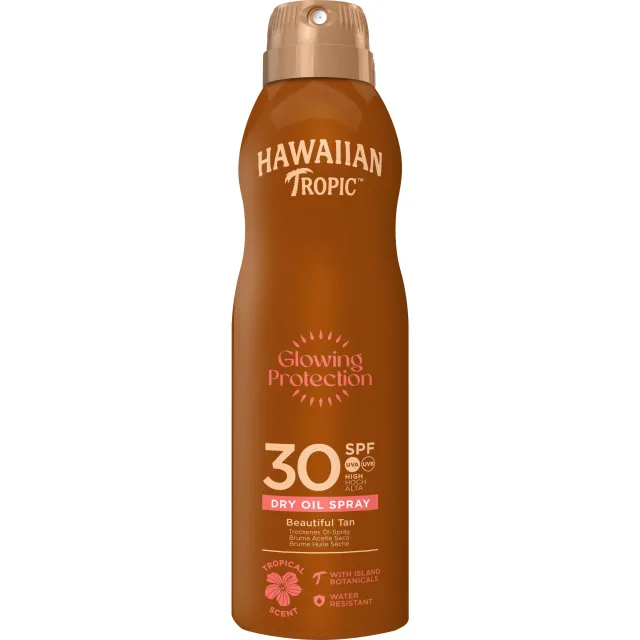 Hawaiian Tropic Glowing Protection Oil C-Spray SPF30