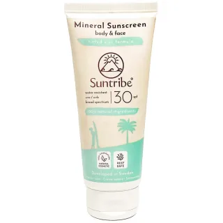 Suntribe Sun Care All Natural Mineral Body & Face Sunscreen Spf 30
