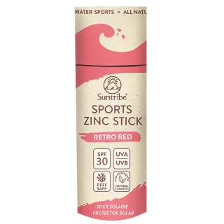 Suntribe Active & Sports All Natural Sport Zinc Stick Spf 30 Retro Red