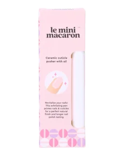 Le Mini Macaron Ceramic Cuticle Care Tool With Oil