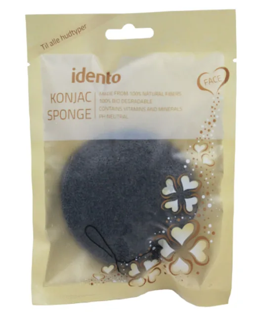 Idento Konjac Svamp Grå
