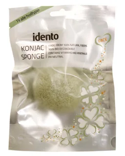 Idento Konjac Svamp Natural Fibers (Assorteret)