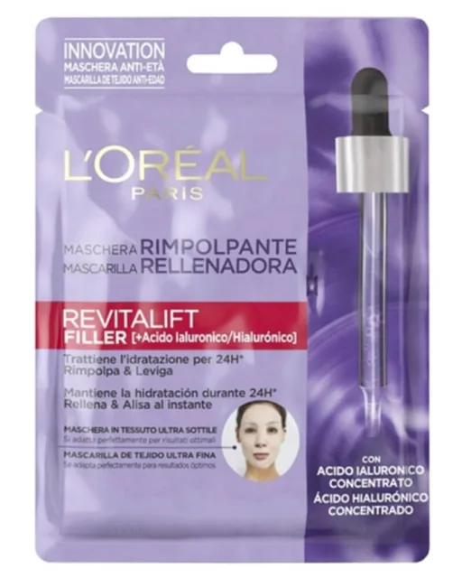 Loreal Refreshing Plumping Sheet Mask Revitalift Filler