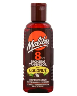 Malibu Bronzing Tanning Oil with Coconut SPF 8