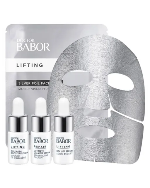 Babor Doctor Lifting Cellular Customized Silver Foil Face Mask