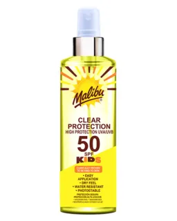 Malibu Kids Clear Protection Sun Spray SPF 50 (F)