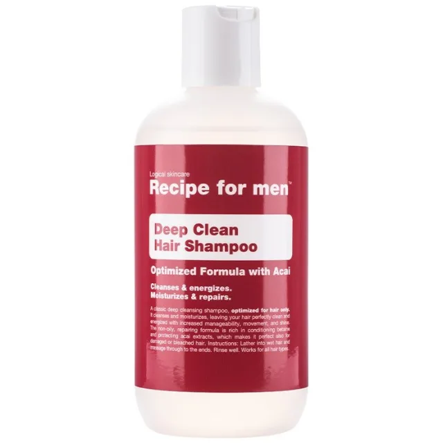 Recipe for men Deep Clean Hair Shampoo