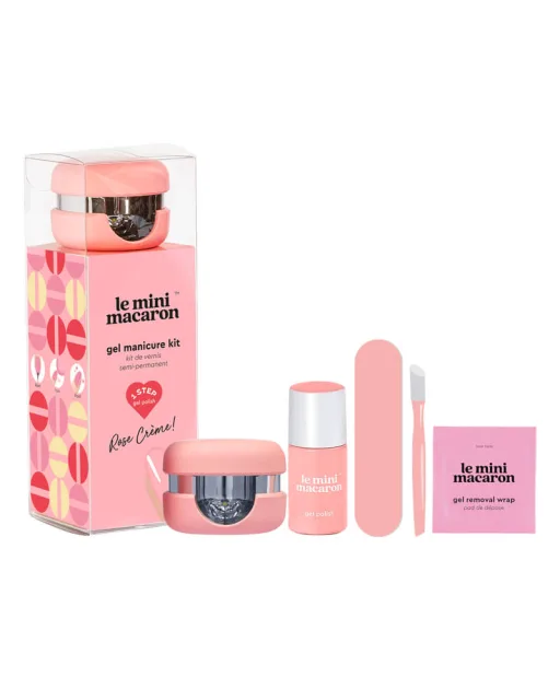 Le Mini Macaron Gel Manicure Kit Rose Creme (U)
