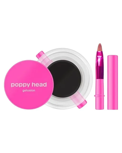 Poppy Head Gelusion gel eyeliner with brush