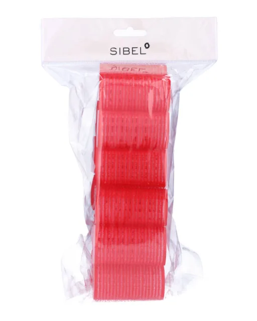 Sibel Velcro Curlers Roller Red