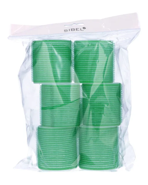 Sibel Velcro Curlers Roller Green