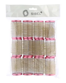 Sibel Metal Rollers Pink