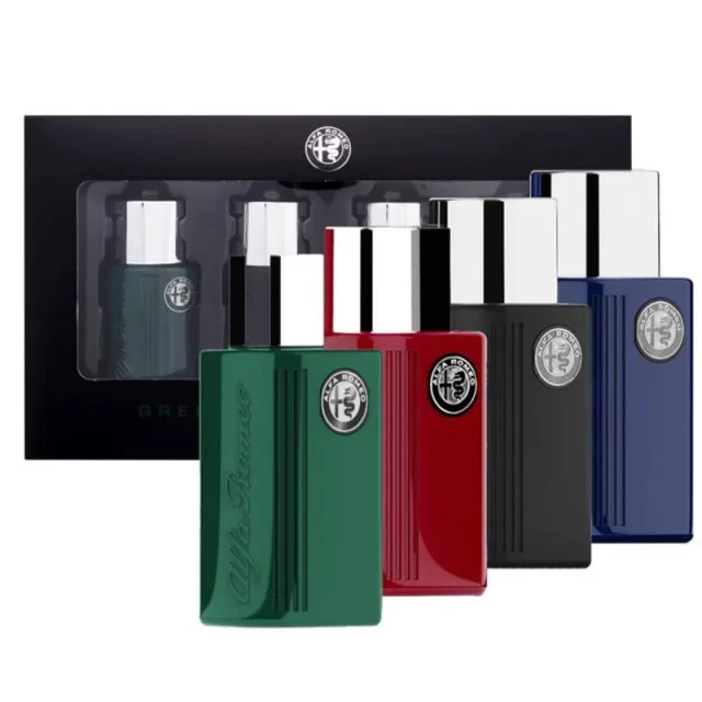 Alfa Romeo Giftset 4-pack Edt Green + Black + Blue + Red