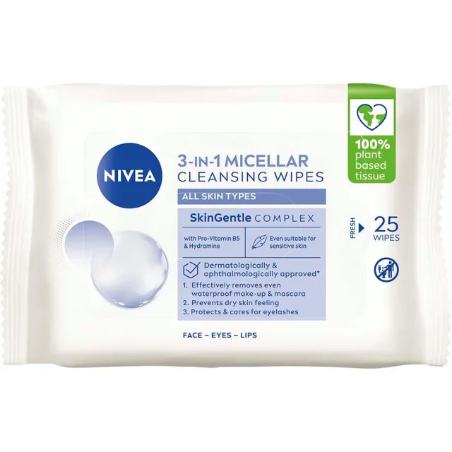Nivea 3-in-1 Micellar Cleansing Wipes