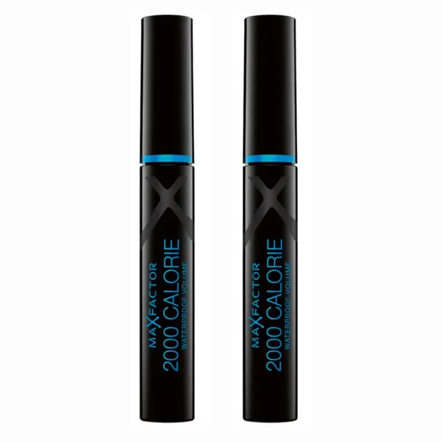 Max Factor 2-pack 2000 Calorie Mascara Waterproof Black