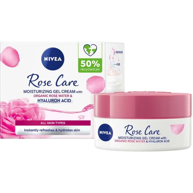 Nivea Rose Care Moisturizing Gel Cream