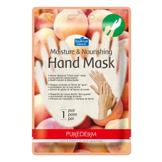 Purederm Moisture & Nourishing Hand Mask Peach