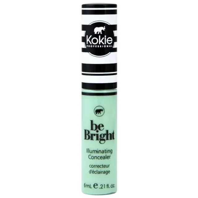 Kokie Cosmetics Be Bright Illuminating Concealer Color Correct - Green