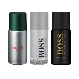 Hugo Boss 3-pack Deo Spray Bottled + Hugo Man + The Scent