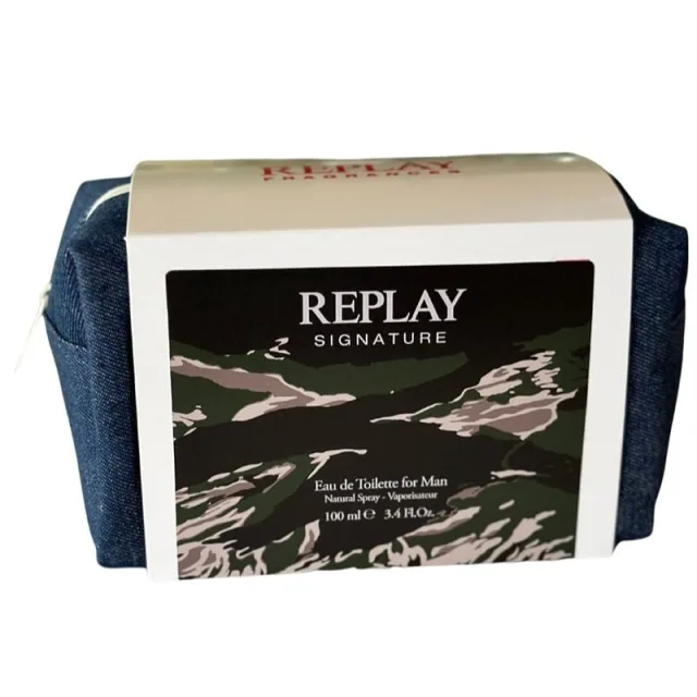 Replay Giftset Signature Man Edt + Pochette
