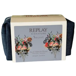 Replay Giftset Signature Secret Woman Edt + Pochette