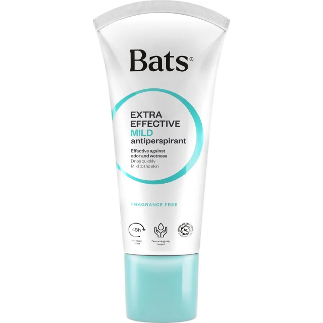 Bats Extra Effective Mild Antiperspirant Unperfumed