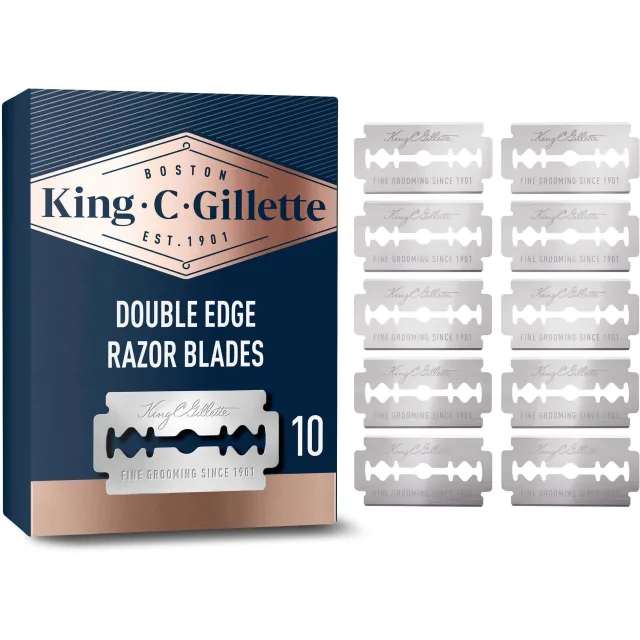 King C. Gillette Dubbeleggade Säkerhetsrakblad