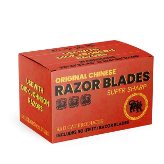 Dick Johnson Razor blades